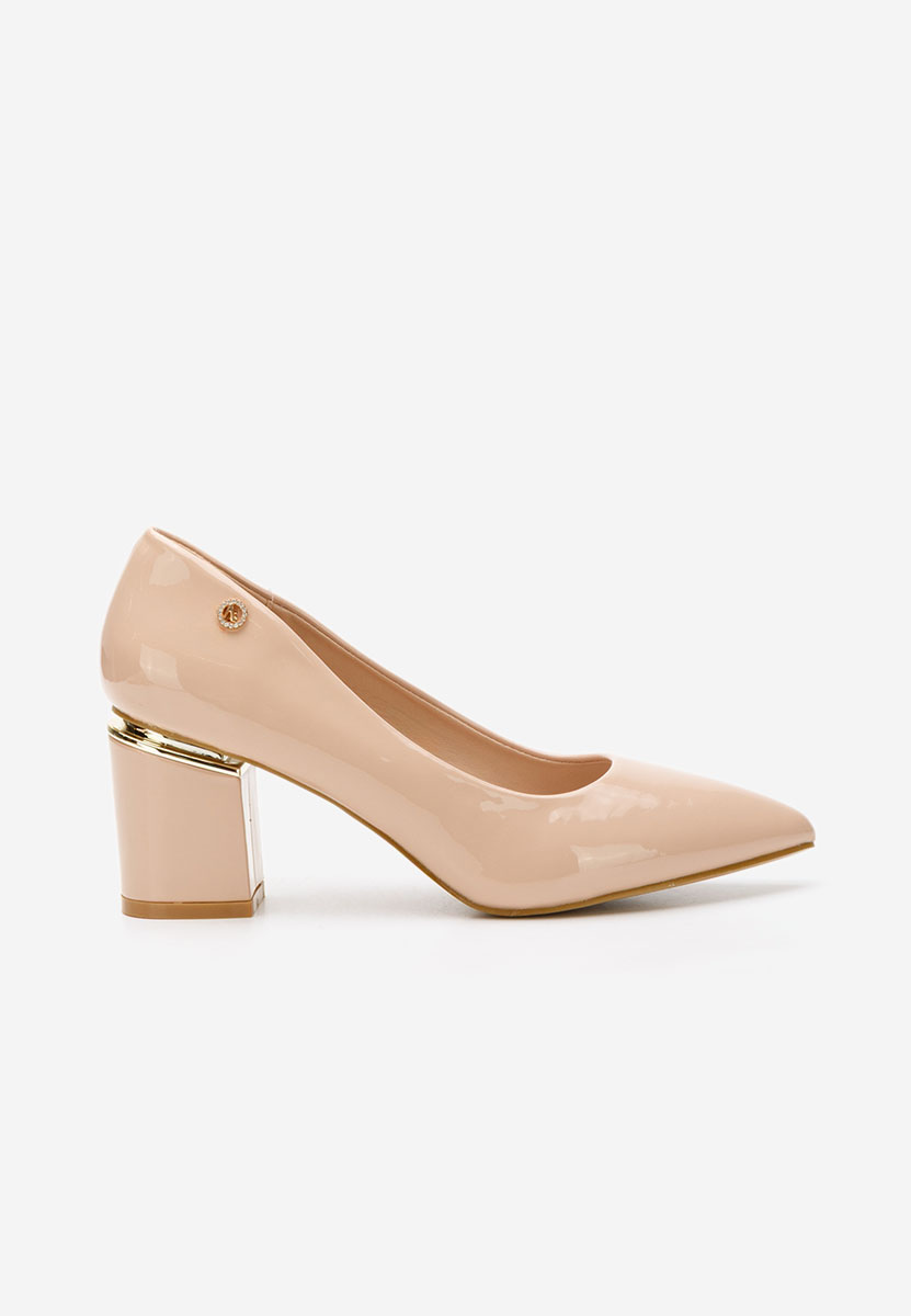 Nelia v4 börszínü vastag sarkú magassarkú 