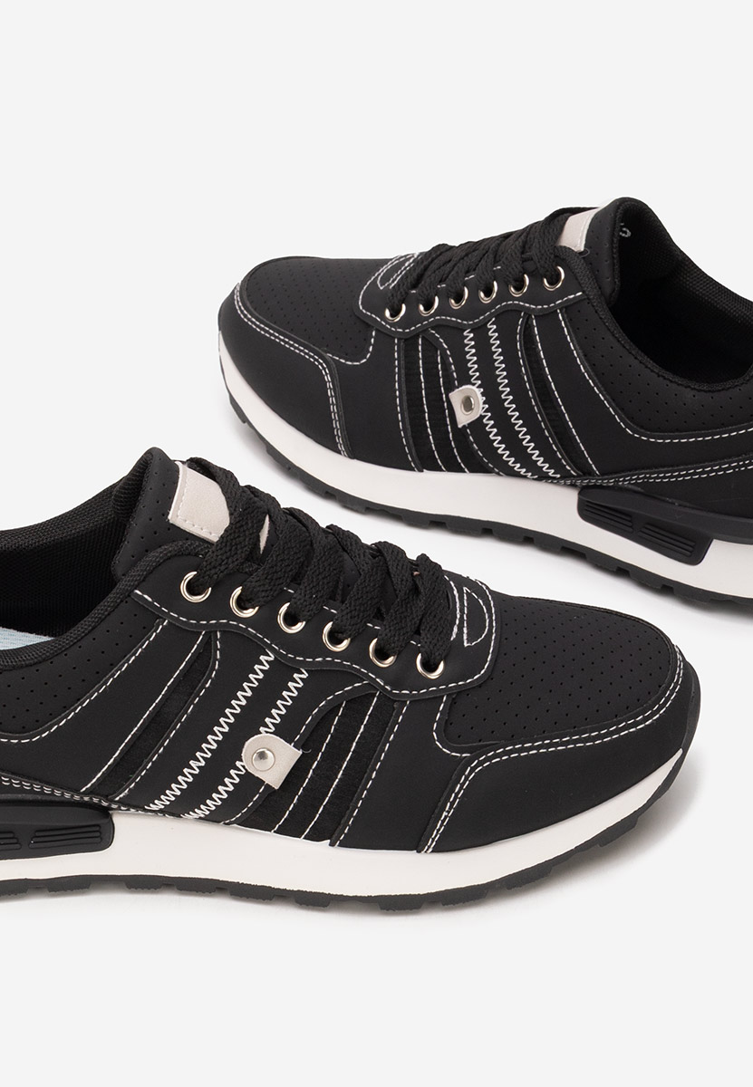 Melcor fekete férfi tornacipő 