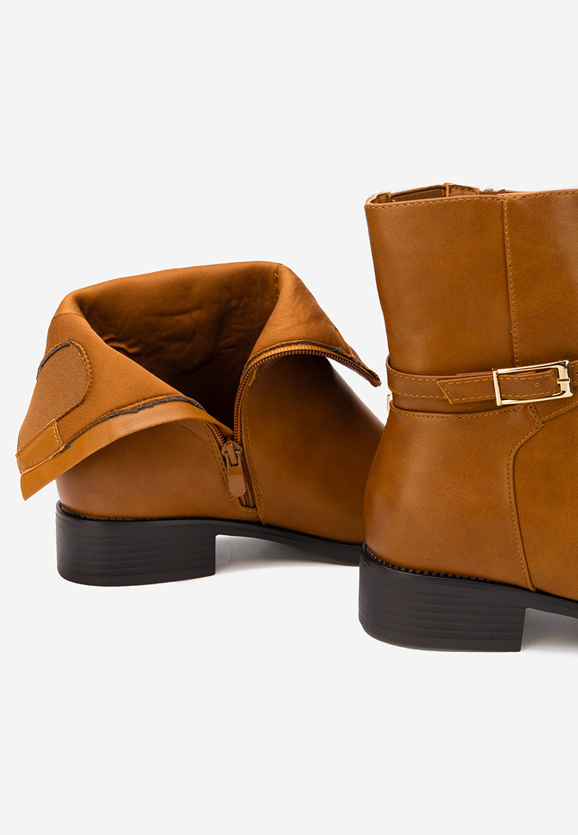 Aurisel camel női bokacsizma