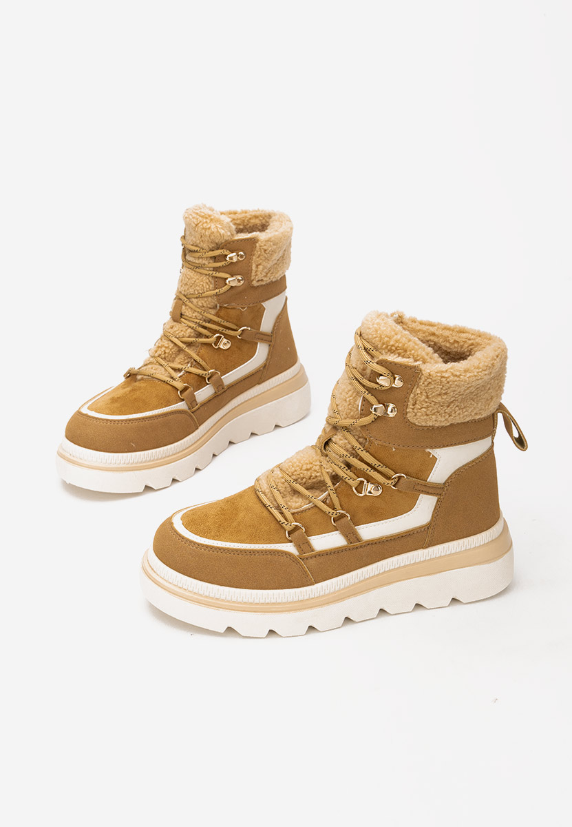 Mavira camel telitalpú platform bokacsizma