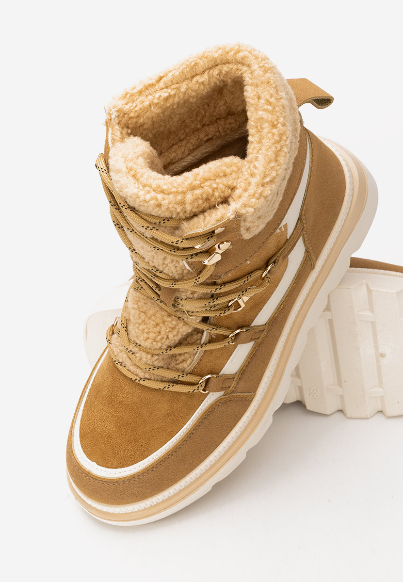 Mavira camel telitalpú platform bokacsizma