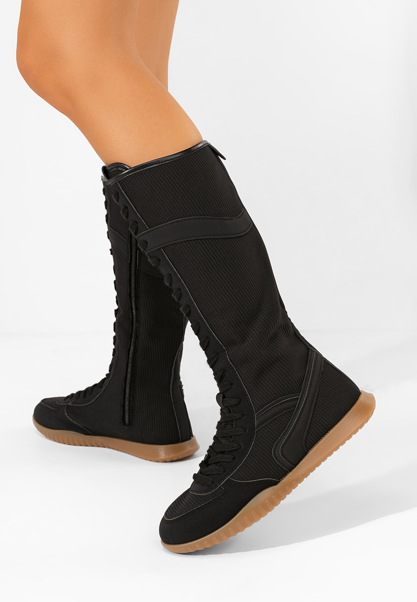 Daine v2 fekete magasszárú teniszcipő