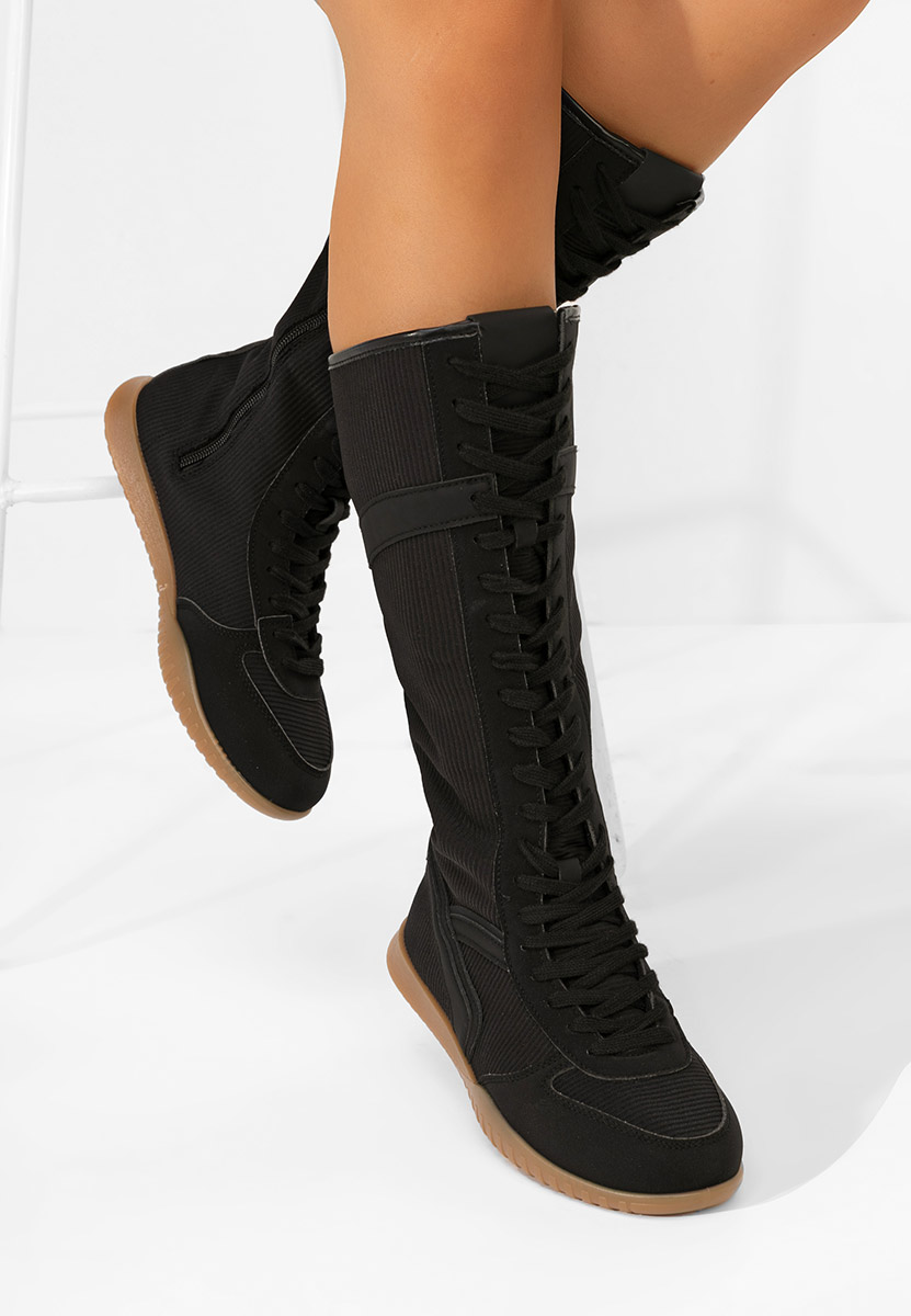 Daine v2 fekete magasszárú teniszcipő