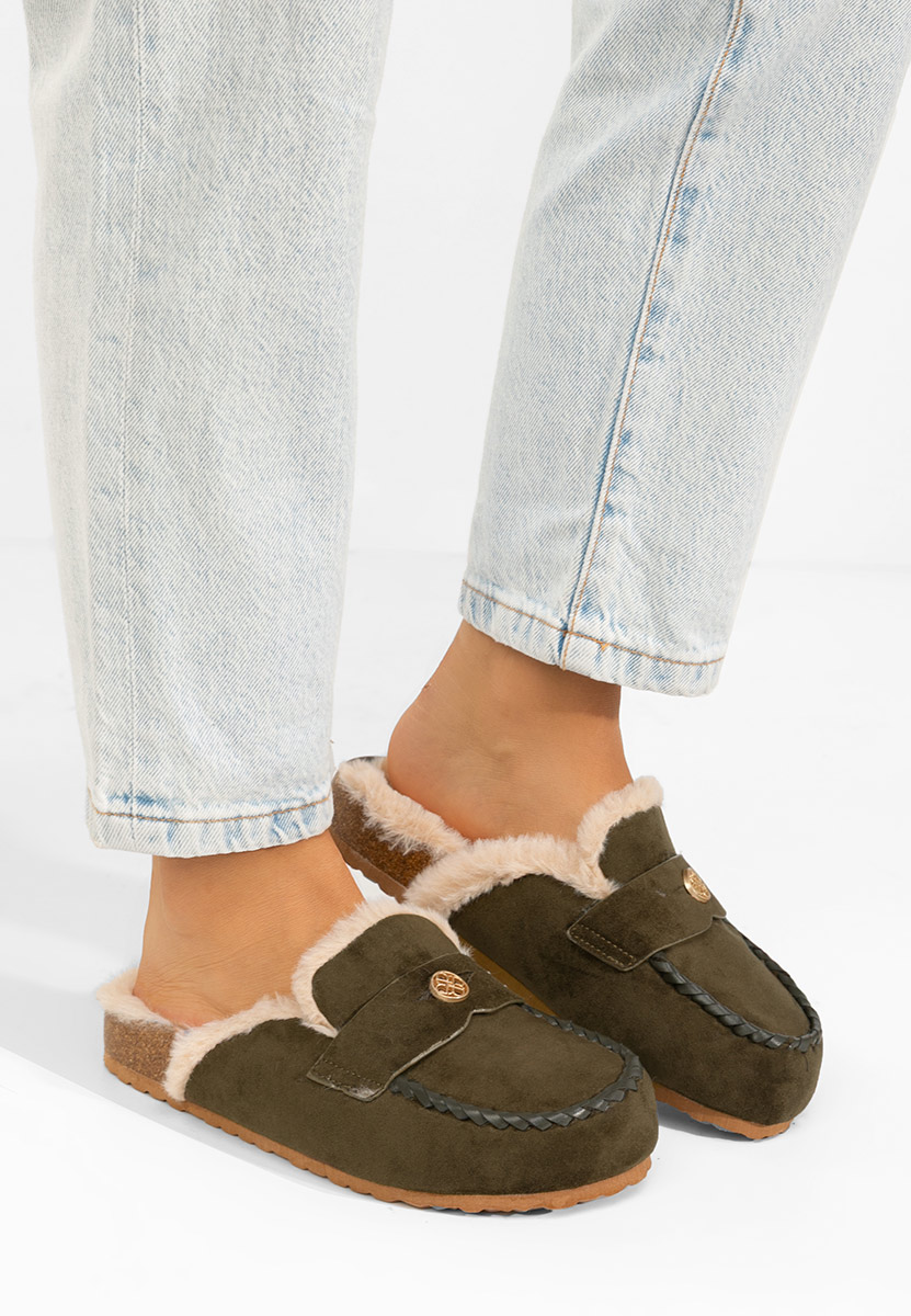 Mirania zöld női papucs