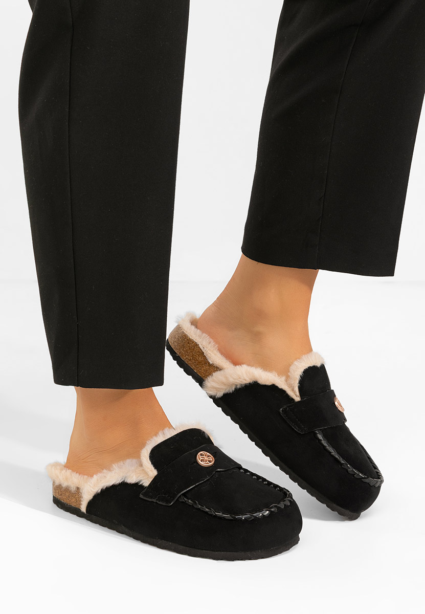 Mirania fekete női papucs