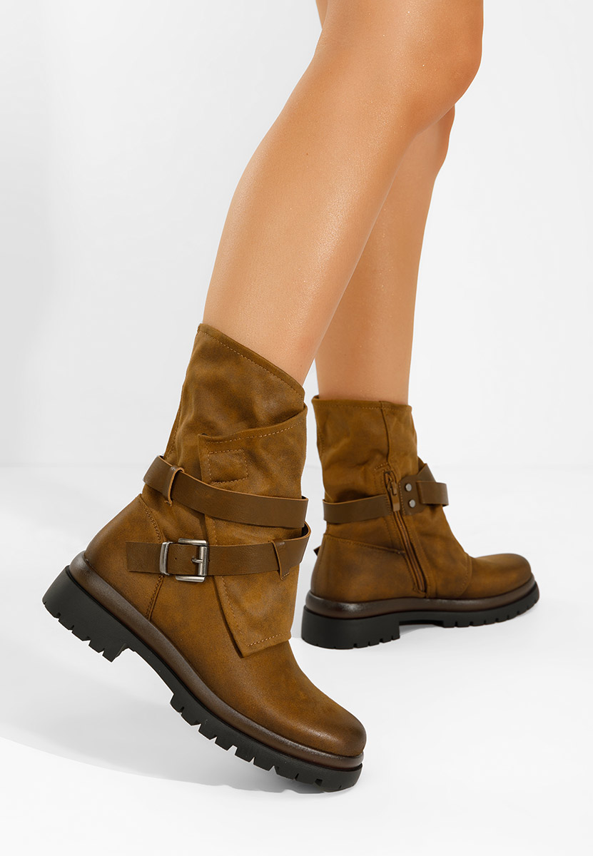 Cariolia camel női bokacsizma