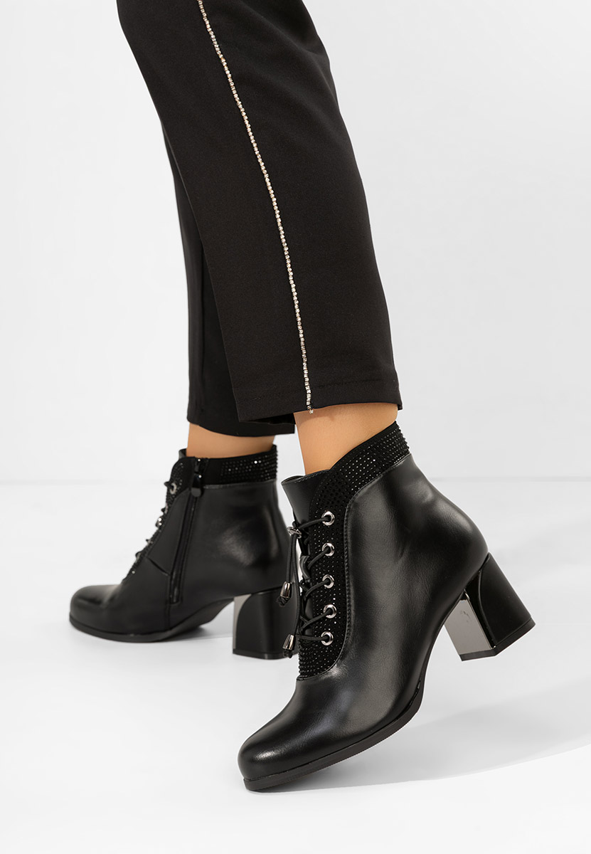 Larae v2 fekete női bokacsizma