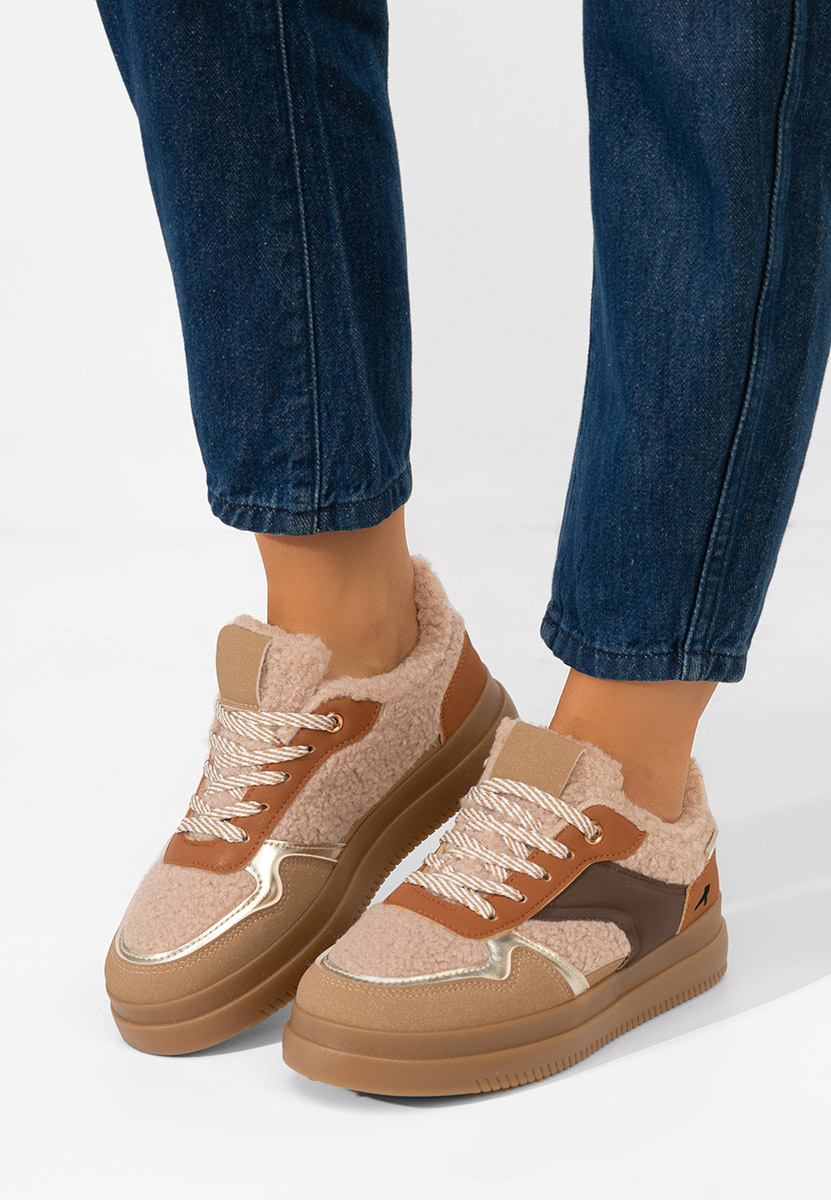 Maisie khaki női tornacipő