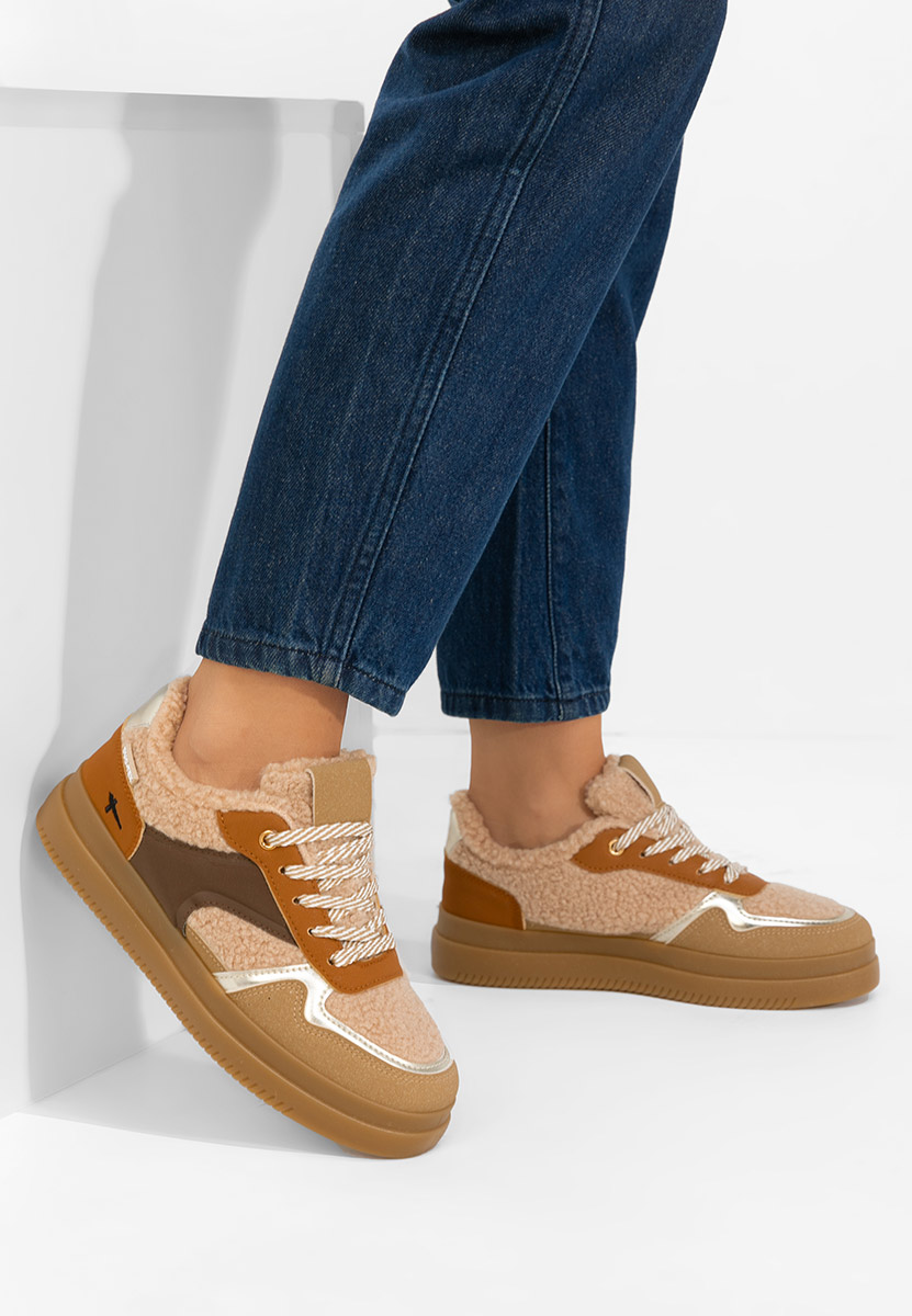 Maisie khaki női tornacipő