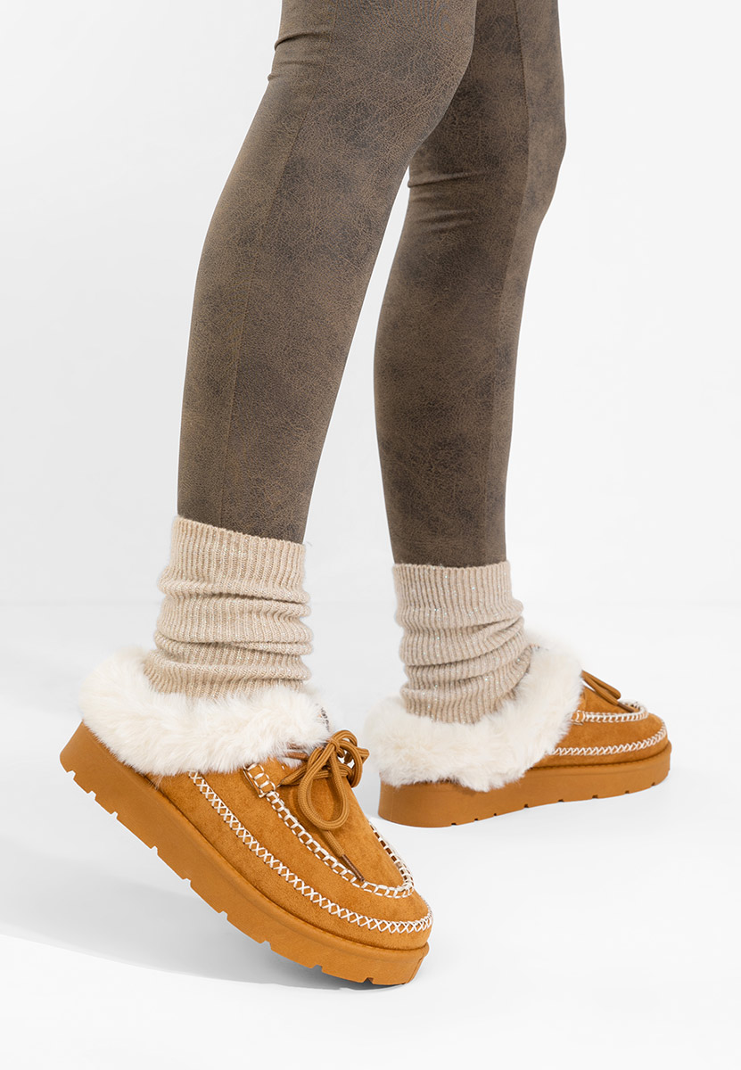 Leainia v2 camel női papucs