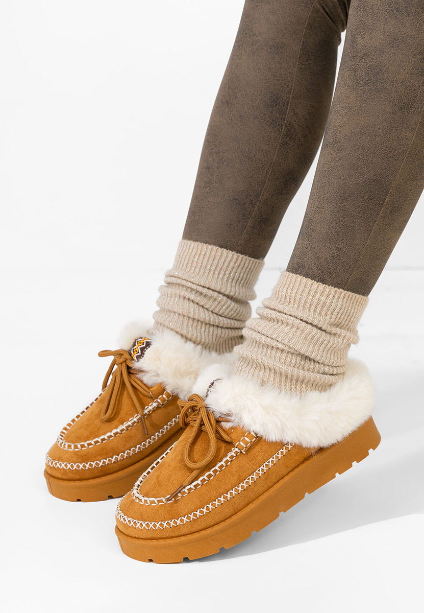 Leainia v2 camel női papucs