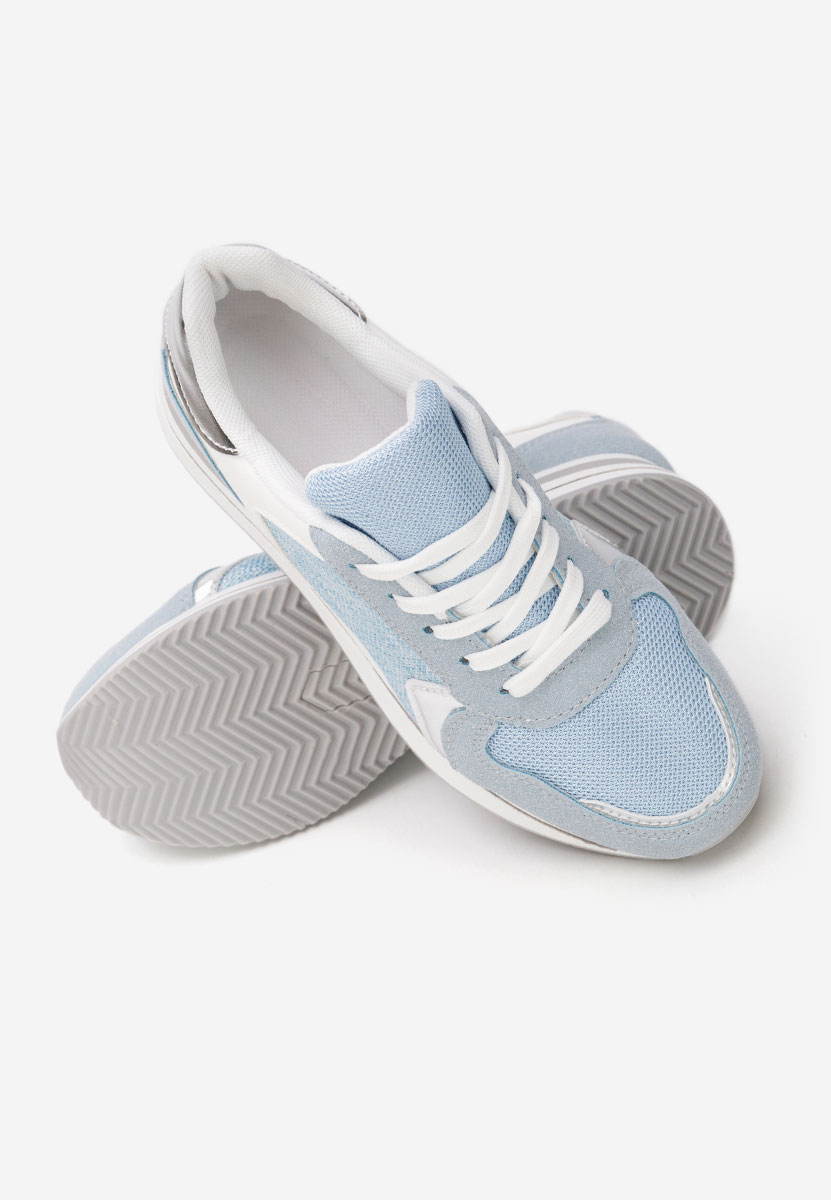 Sidnei kék telitalpú platform sneaker