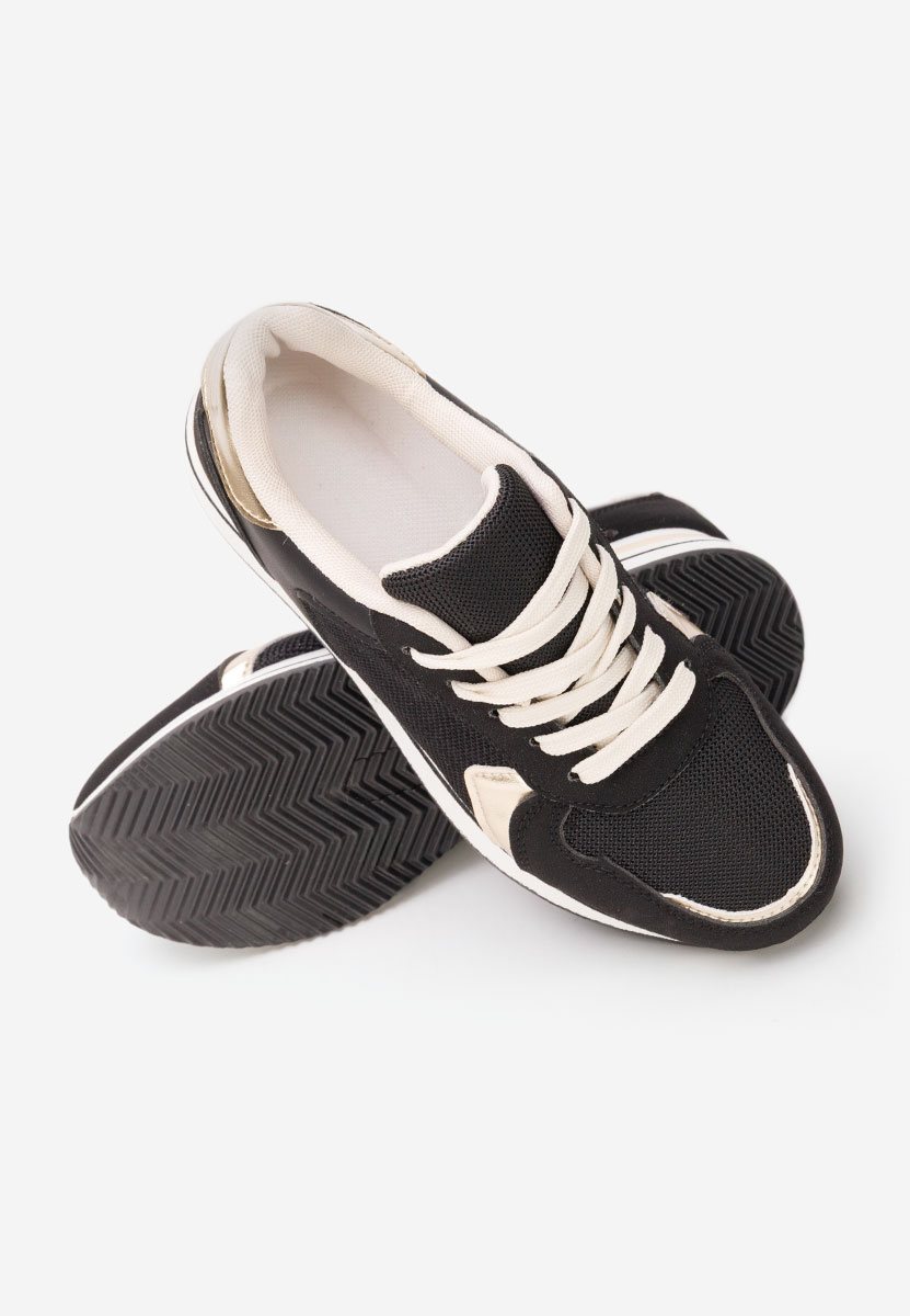 Sidnei fekete telitalpú platform sneaker