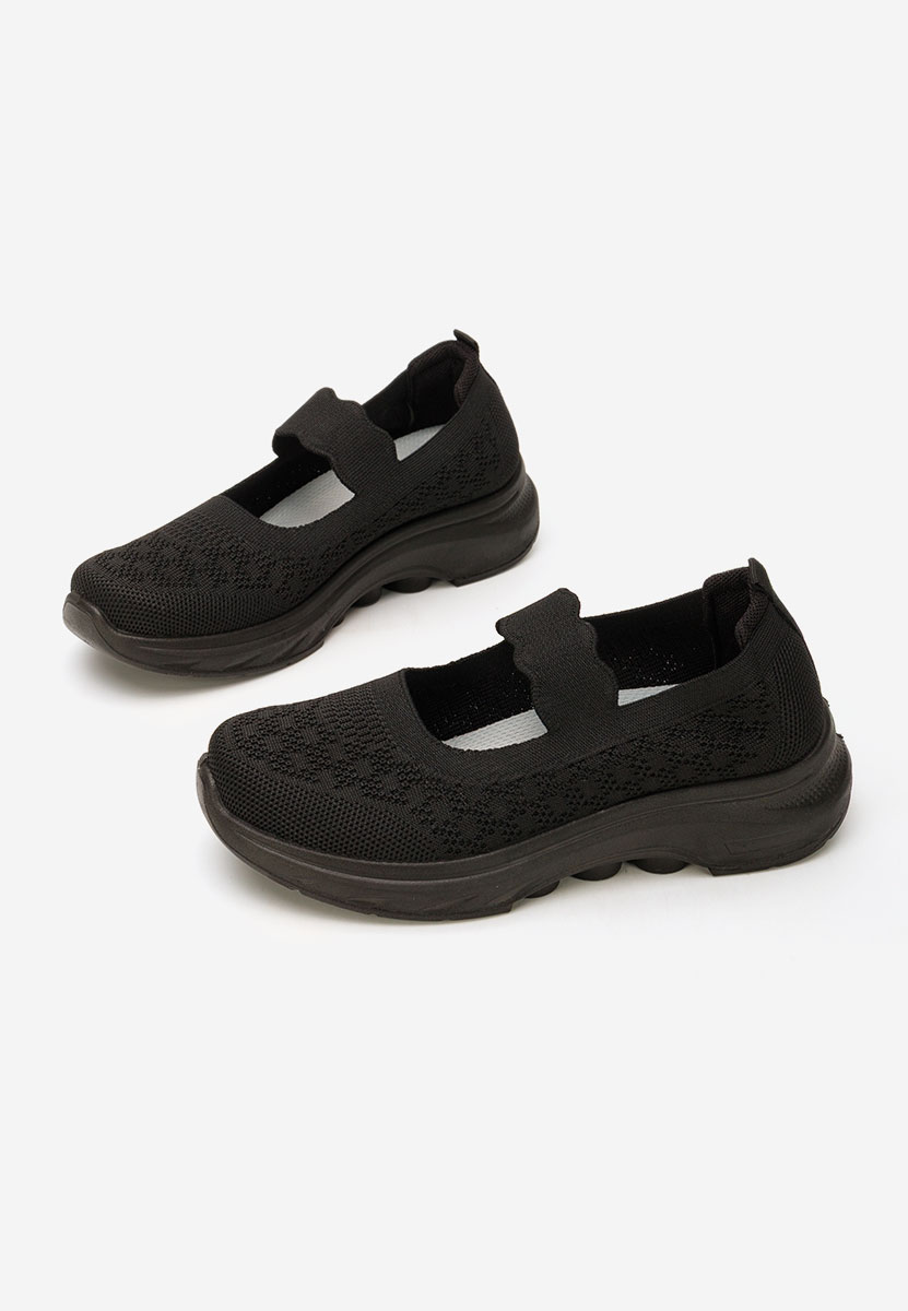 Luisania fekete pántos balerina cipő