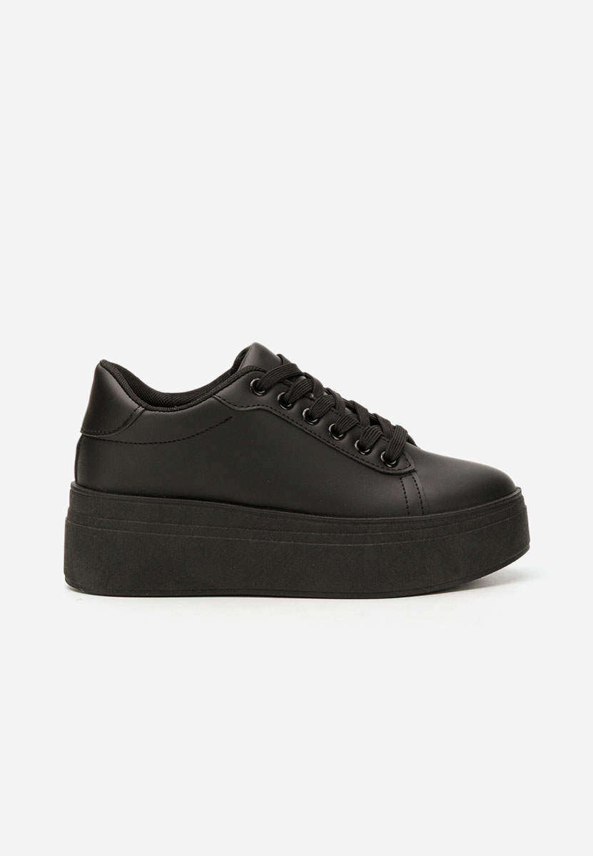 Albea fekete telitalpú platform sneaker