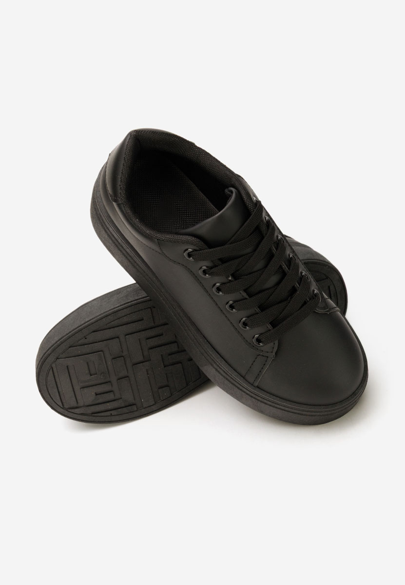 Albea fekete telitalpú platform sneaker