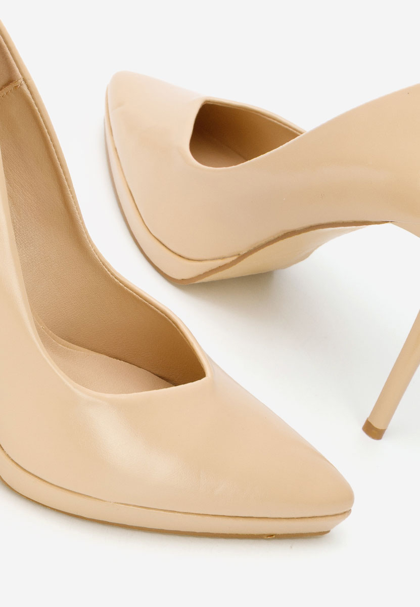 Reneia bézs tűsarkú cipő 