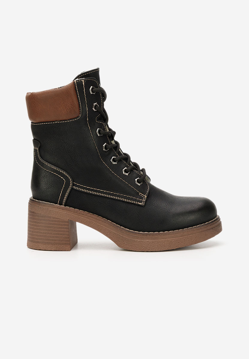 Celoria fekete női bokacsizma