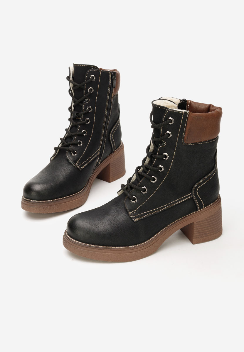 Celoria fekete női bokacsizma