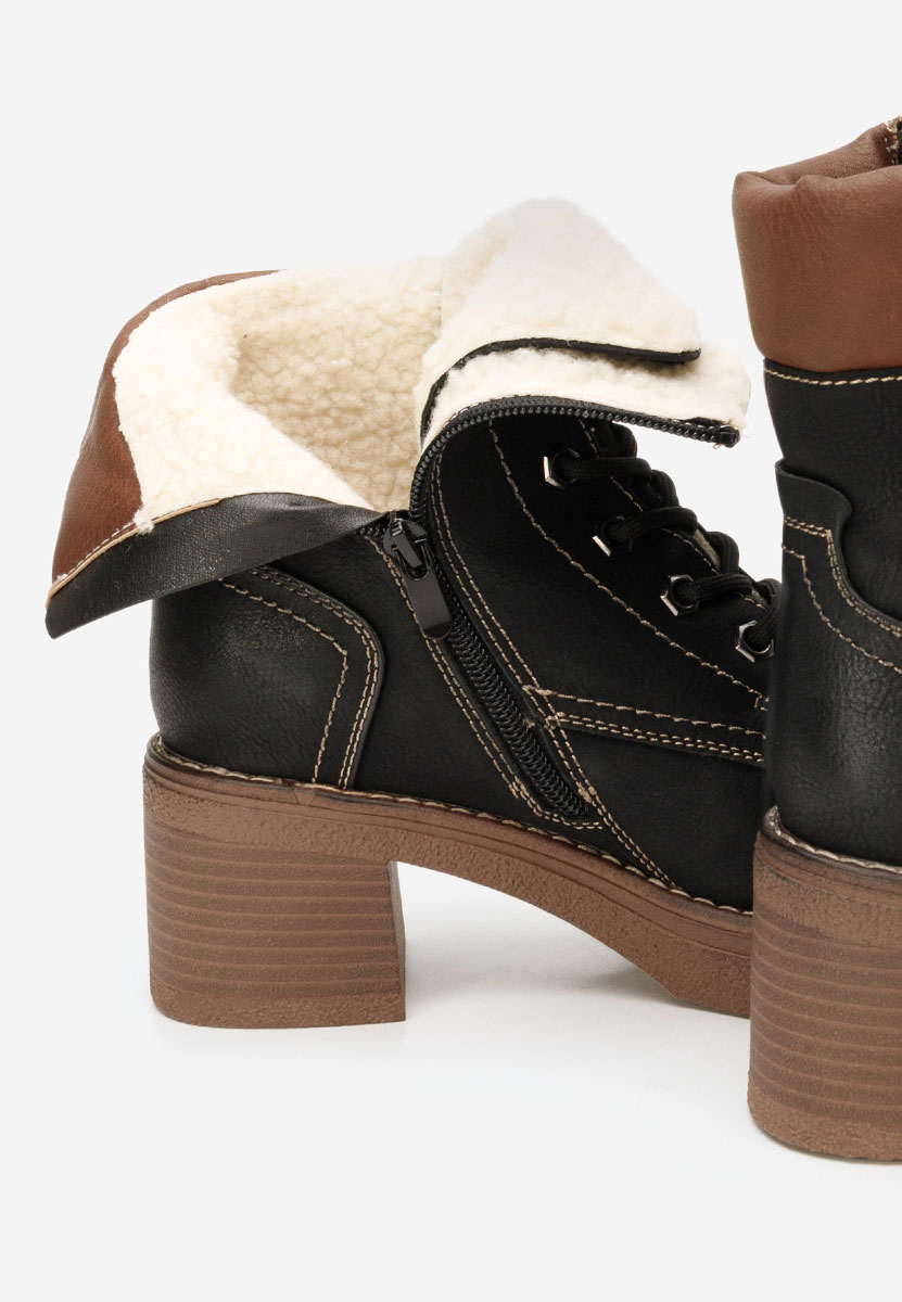 Celoria fekete női bokacsizma