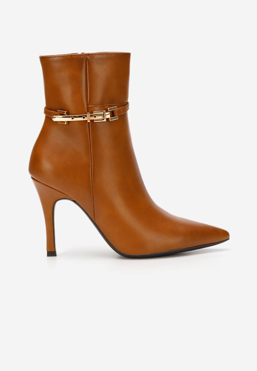 Camely camel tűsarkú bokacipő