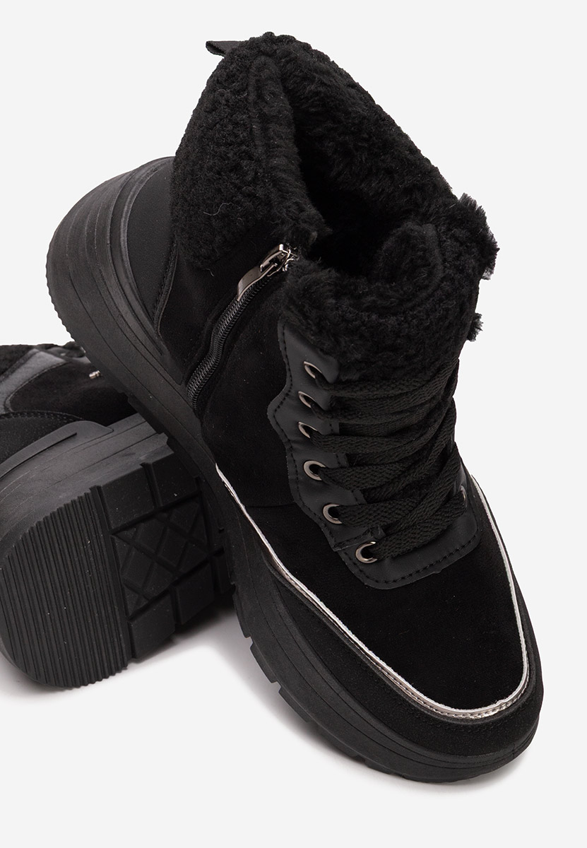 Lisaia fekete női téli tornacipők