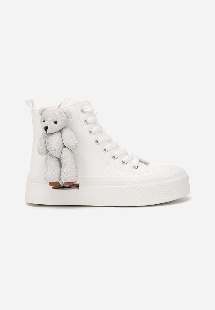 Alisea fehér magasszárú teniszcipő