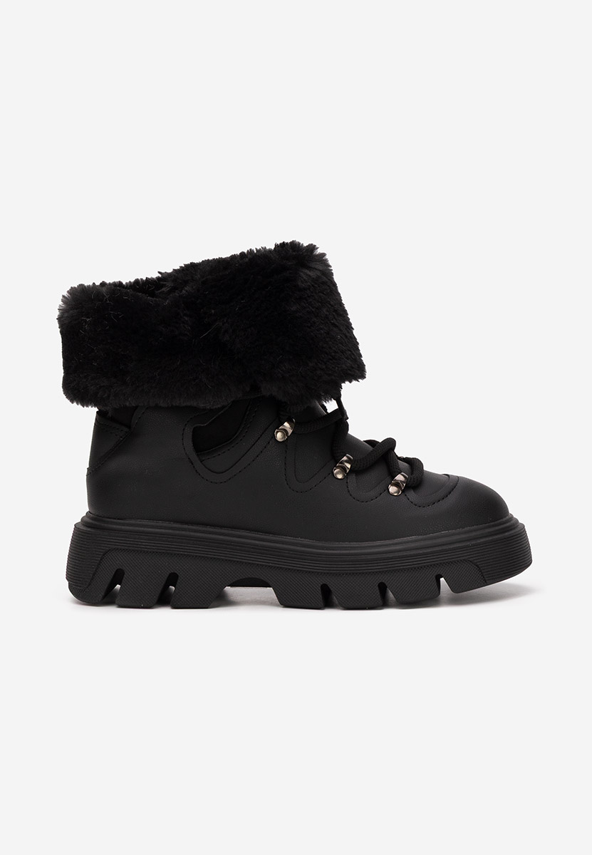 Celima fekete női téli bokacsizma