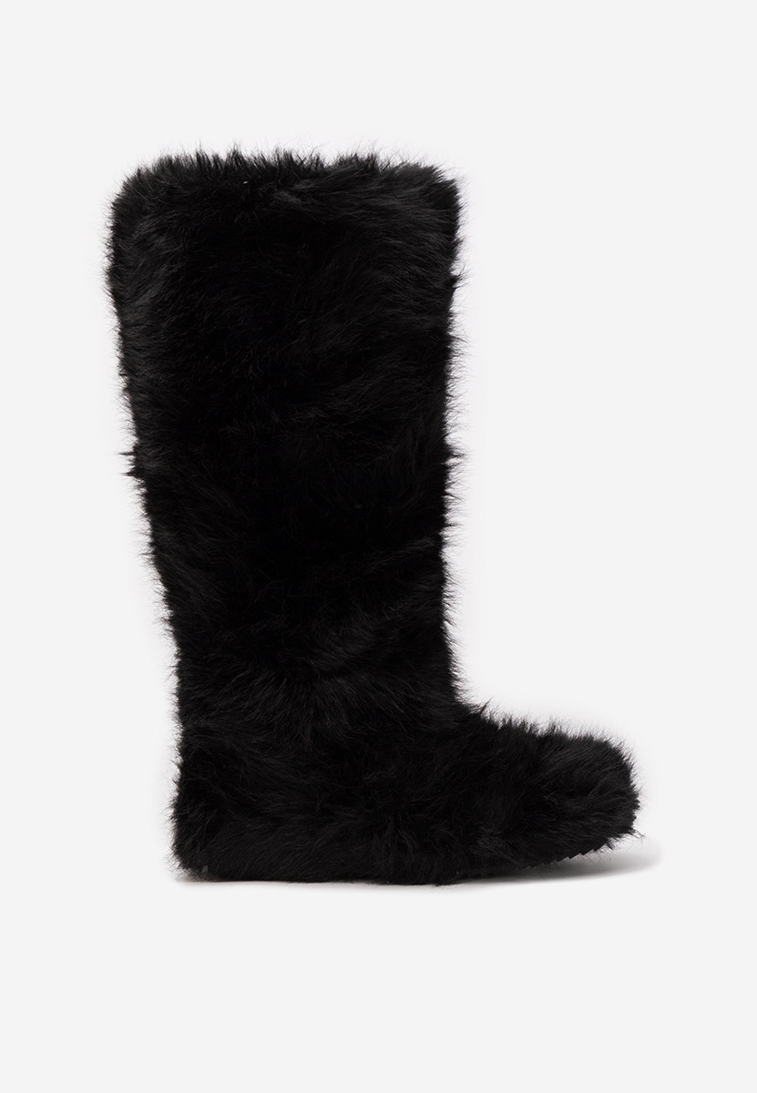 Gelira fekete meleg női csizma 