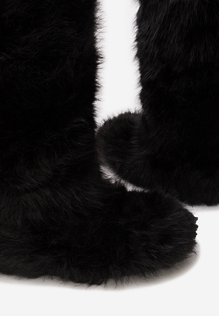 Gelira fekete meleg női csizma 