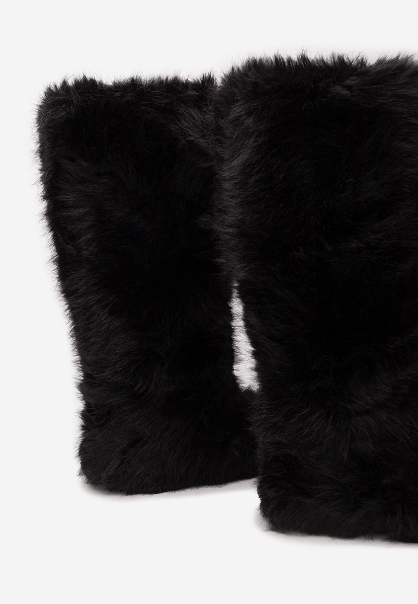 Gelira fekete meleg női csizma 