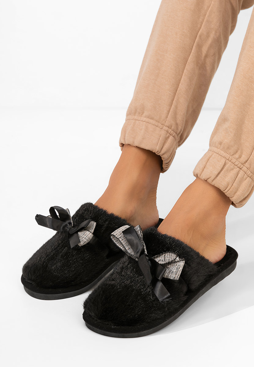 Aviresa fekete női otthoni papucs