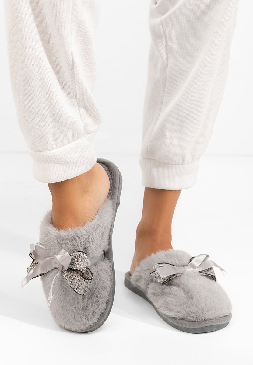 Aviresa szürke női otthoni papucs