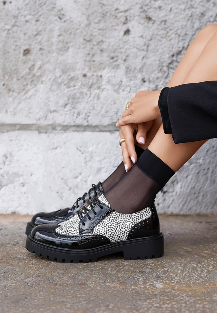 Flexa v2 sokszínü női brogue cipő Flexa v2 sokszínü női brogue cipő