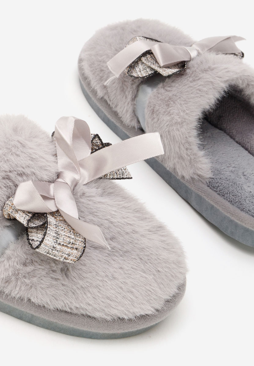 Aviresa szürke női otthoni papucs