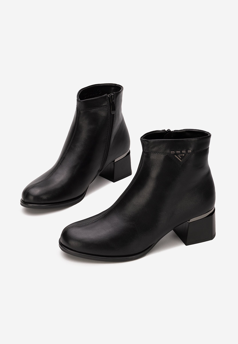 Takita v2 fekete magassarkú bokacipő