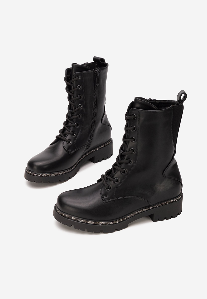 Savencia fekete női bakancs