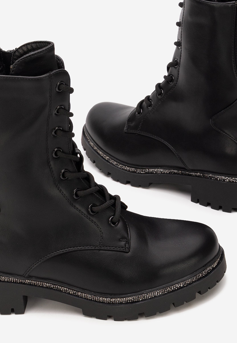 Savencia fekete női bakancs