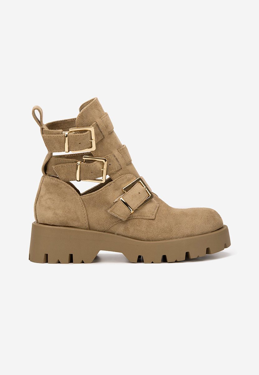 Audrie khaki női bokacsizma