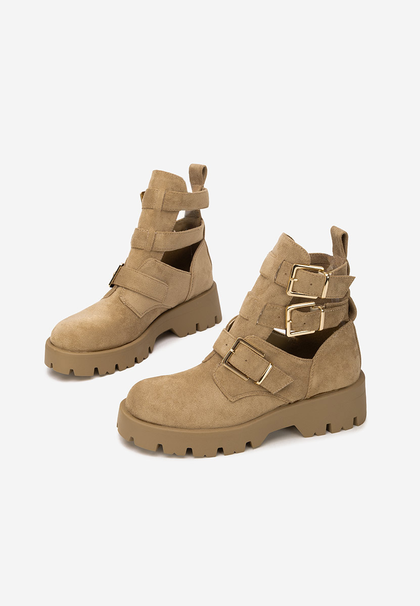 Audrie khaki női bokacsizma