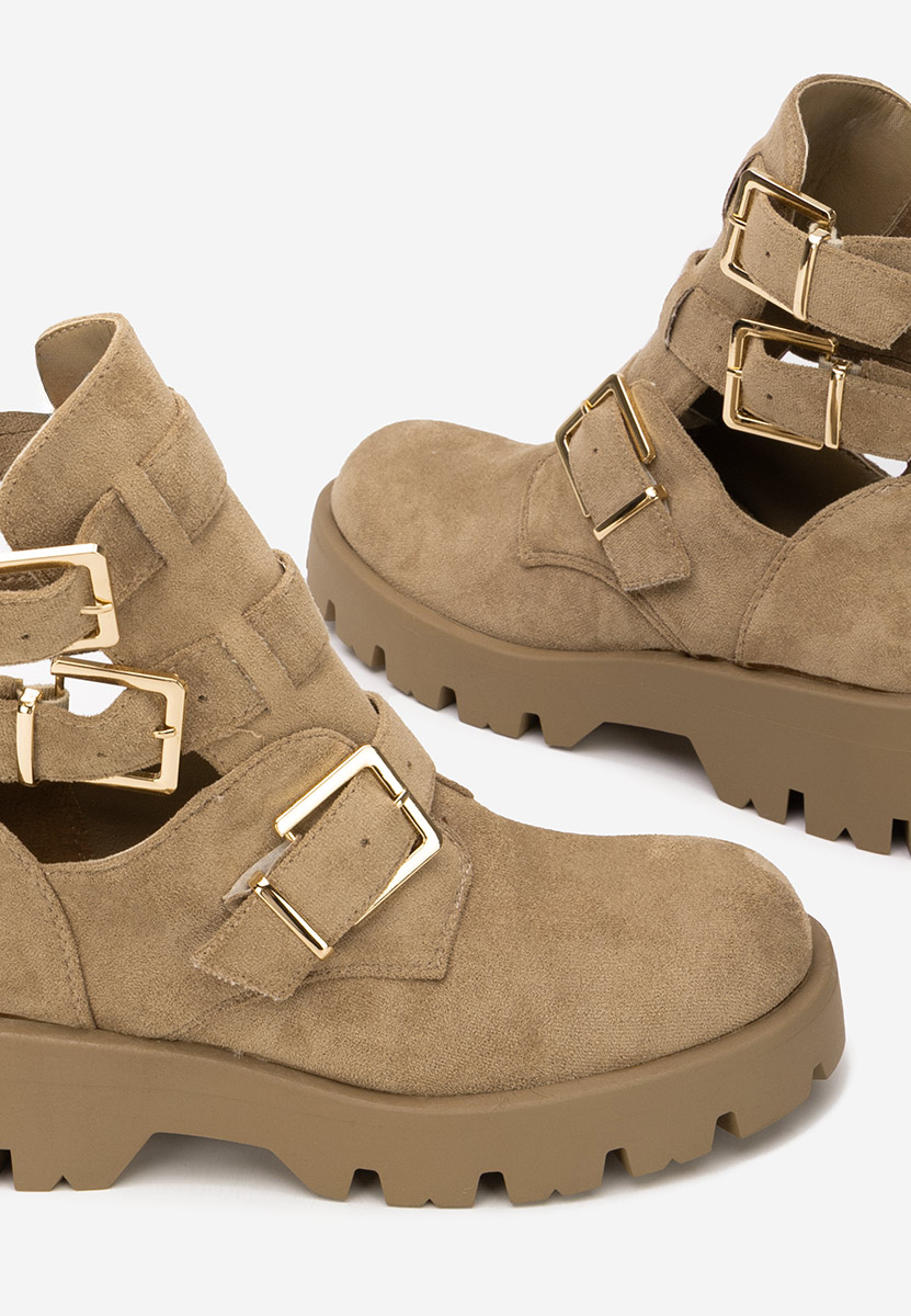 Audrie khaki női bokacsizma