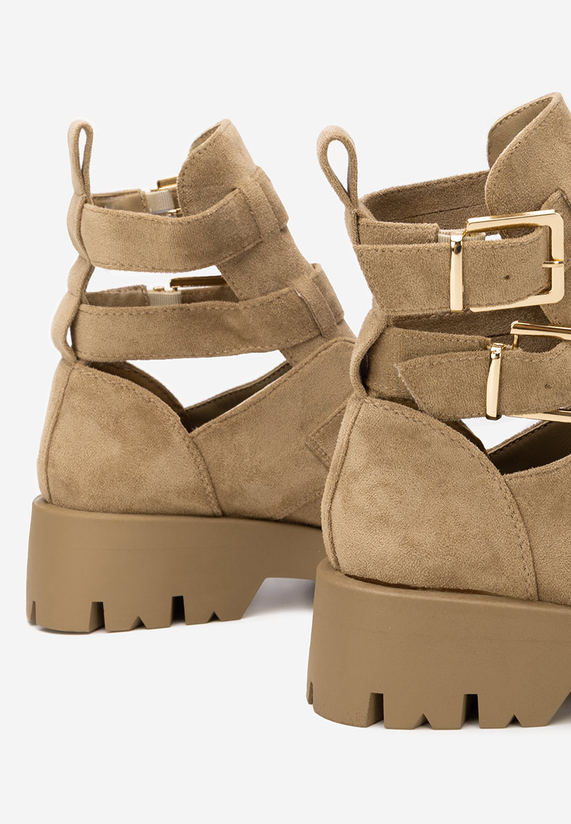 Audrie khaki női bokacsizma