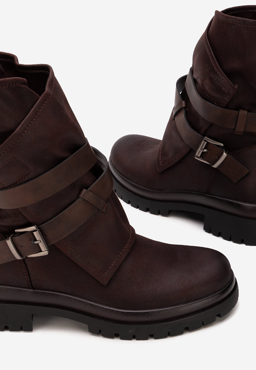 Cariolia barna női bokacsizma