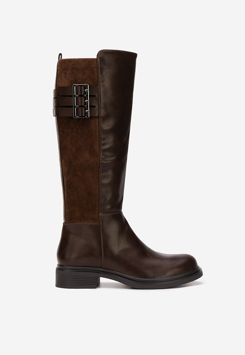 Ludica barna női csizma