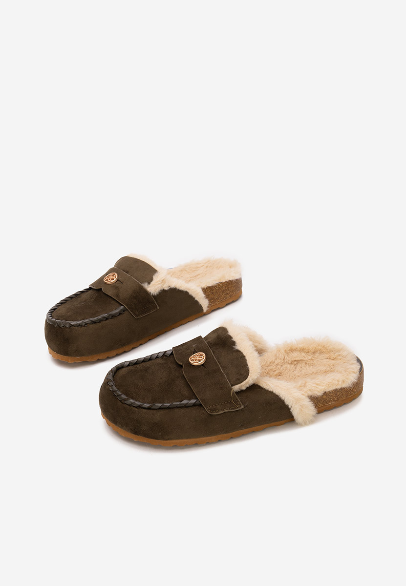 Mirania zöld női papucs