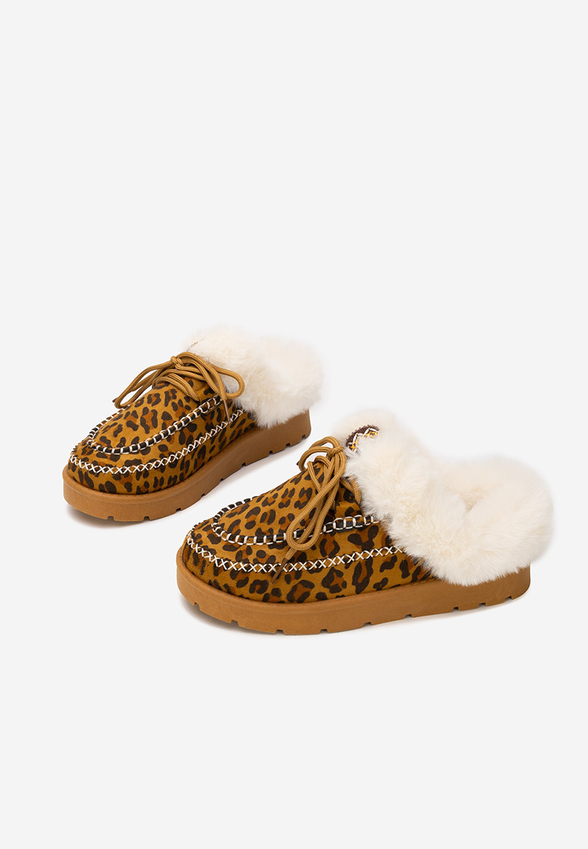 Leainia v2 leopárdmintás női papucs