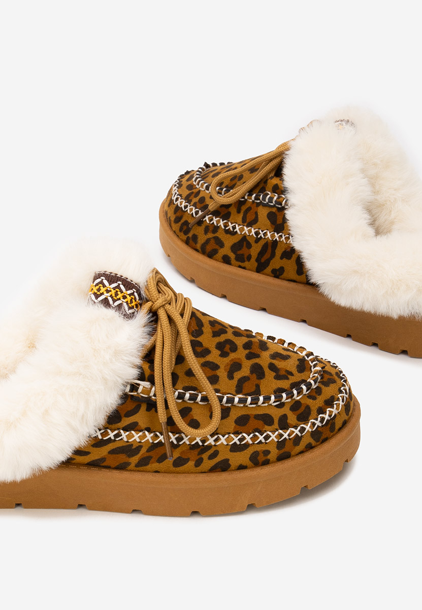Leainia v2 leopárdmintás női papucs