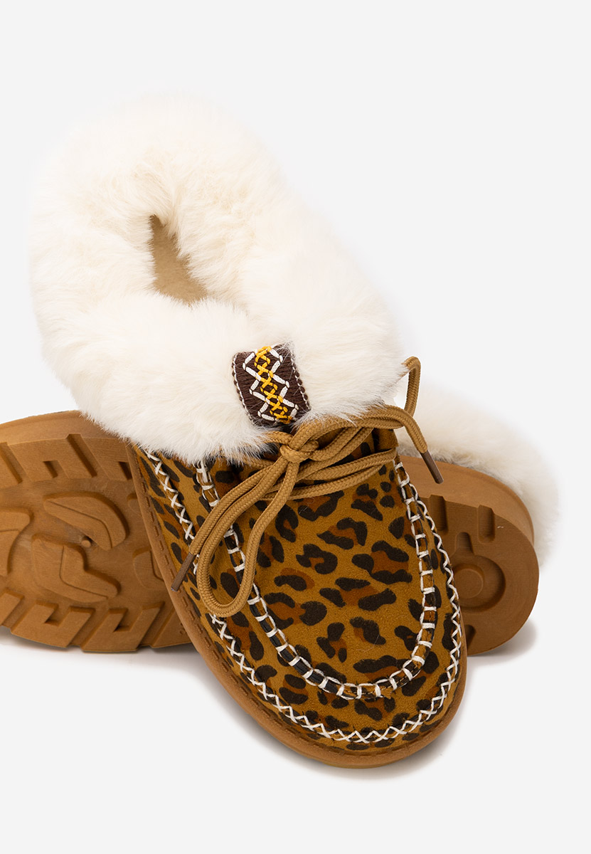 Leainia v2 leopárdmintás női papucs