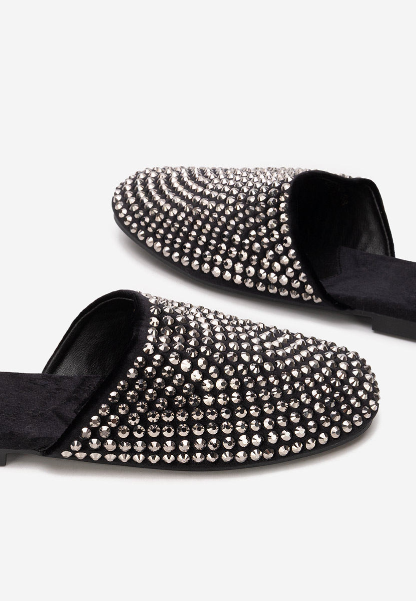 Sirina fekete női papucs