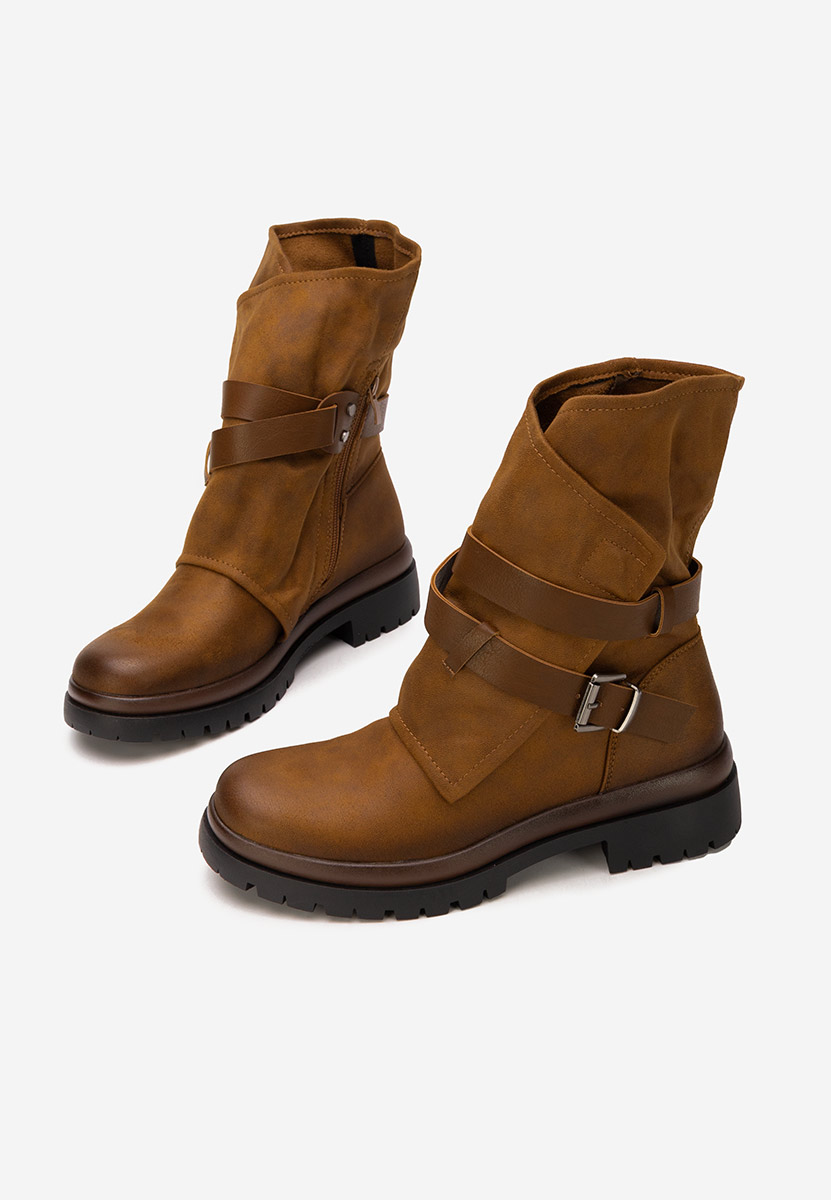 Cariolia camel női bokacsizma